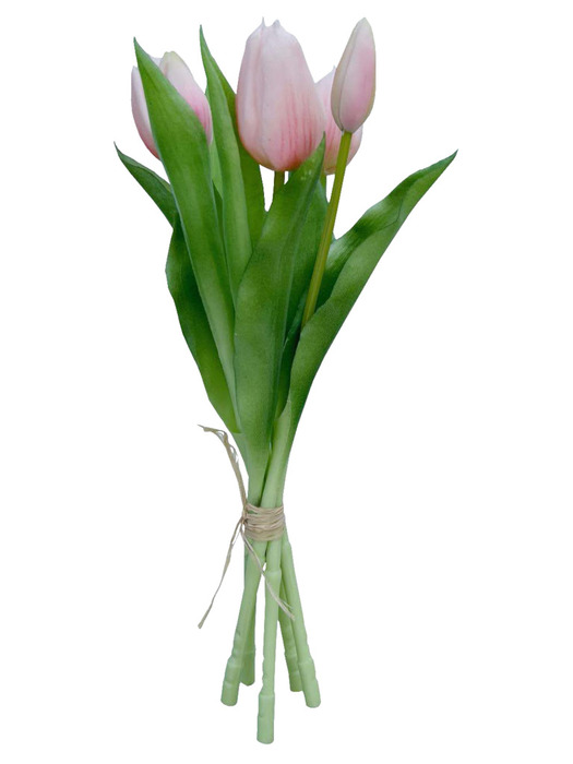 Konstblomma Tulpan Rosa 5-pack